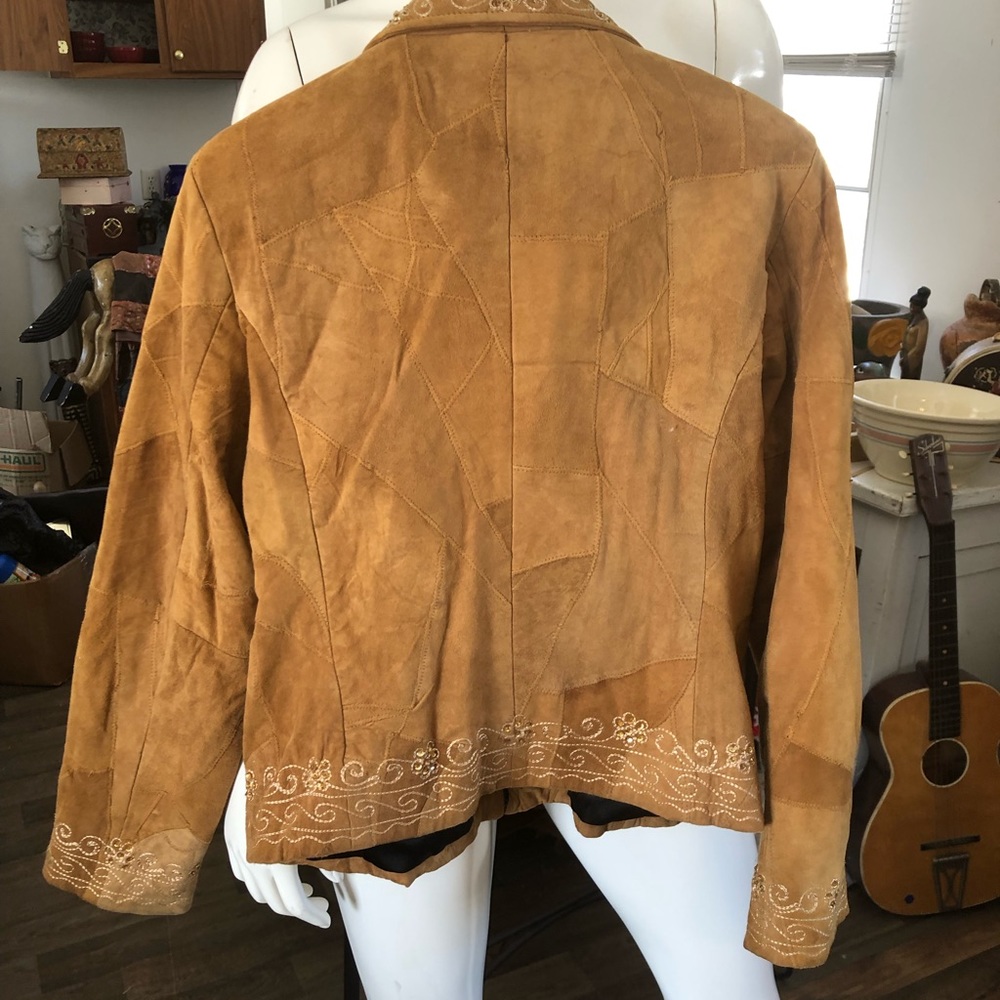 Sued Patchwork Jacket - image 2